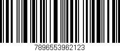 Código de barras (EAN, GTIN, SKU, ISBN): '7896553962123'