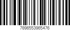 Código de barras (EAN, GTIN, SKU, ISBN): '7896553965476'