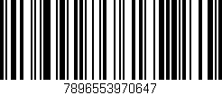 Código de barras (EAN, GTIN, SKU, ISBN): '7896553970647'