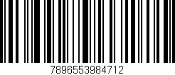 Código de barras (EAN, GTIN, SKU, ISBN): '7896553984712'