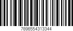 Código de barras (EAN, GTIN, SKU, ISBN): '7896554313344'