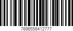 Código de barras (EAN, GTIN, SKU, ISBN): '7896558412777'