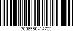 Código de barras (EAN, GTIN, SKU, ISBN): '7896558414733'