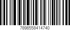 Código de barras (EAN, GTIN, SKU, ISBN): '7896558414740'