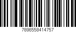 Código de barras (EAN, GTIN, SKU, ISBN): '7896558414757'