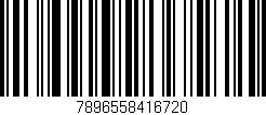 Código de barras (EAN, GTIN, SKU, ISBN): '7896558416720'