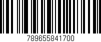 Código de barras (EAN, GTIN, SKU, ISBN): '789655841700'