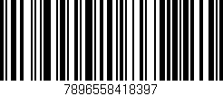 Código de barras (EAN, GTIN, SKU, ISBN): '7896558418397'