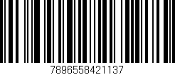 Código de barras (EAN, GTIN, SKU, ISBN): '7896558421137'