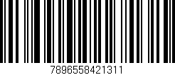 Código de barras (EAN, GTIN, SKU, ISBN): '7896558421311'