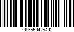 Código de barras (EAN, GTIN, SKU, ISBN): '7896558425432'