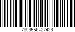 Código de barras (EAN, GTIN, SKU, ISBN): '7896558427436'