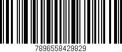 Código de barras (EAN, GTIN, SKU, ISBN): '7896558429829'