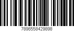 Código de barras (EAN, GTIN, SKU, ISBN): '7896558429898'
