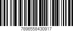 Código de barras (EAN, GTIN, SKU, ISBN): '7896558430917'