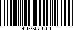 Código de barras (EAN, GTIN, SKU, ISBN): '7896558430931'
