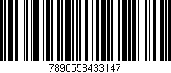 Código de barras (EAN, GTIN, SKU, ISBN): '7896558433147'