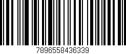 Código de barras (EAN, GTIN, SKU, ISBN): '7896558436339'