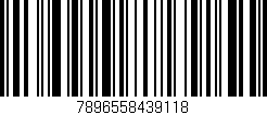 Código de barras (EAN, GTIN, SKU, ISBN): '7896558439118'