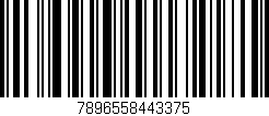 Código de barras (EAN, GTIN, SKU, ISBN): '7896558443375'