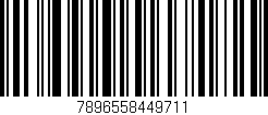 Código de barras (EAN, GTIN, SKU, ISBN): '7896558449711'