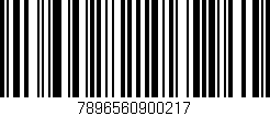 Código de barras (EAN, GTIN, SKU, ISBN): '7896560900217'