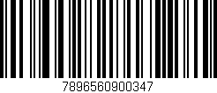 Código de barras (EAN, GTIN, SKU, ISBN): '7896560900347'
