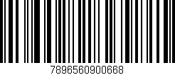Código de barras (EAN, GTIN, SKU, ISBN): '7896560900668'