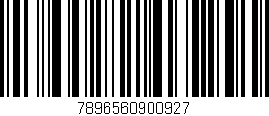 Código de barras (EAN, GTIN, SKU, ISBN): '7896560900927'