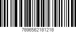 Código de barras (EAN, GTIN, SKU, ISBN): '7896562181218'