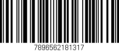 Código de barras (EAN, GTIN, SKU, ISBN): '7896562181317'