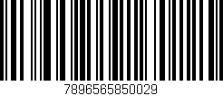 Código de barras (EAN, GTIN, SKU, ISBN): '7896565850029'