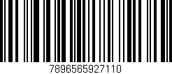 Código de barras (EAN, GTIN, SKU, ISBN): '7896565927110'