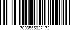 Código de barras (EAN, GTIN, SKU, ISBN): '7896565927172'