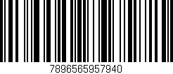 Código de barras (EAN, GTIN, SKU, ISBN): '7896565957940'