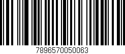Código de barras (EAN, GTIN, SKU, ISBN): '7896570050063'