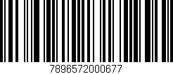 Código de barras (EAN, GTIN, SKU, ISBN): '7896572000677'