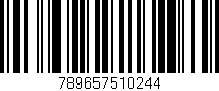 Código de barras (EAN, GTIN, SKU, ISBN): '789657510244'