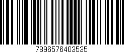 Código de barras (EAN, GTIN, SKU, ISBN): '7896576403535'