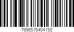 Código de barras (EAN, GTIN, SKU, ISBN): '7896576404150'
