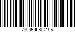 Código de barras (EAN, GTIN, SKU, ISBN): '7896580604195'