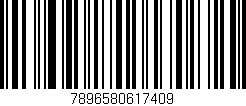 Código de barras (EAN, GTIN, SKU, ISBN): '7896580617409'
