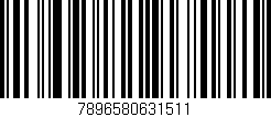 Código de barras (EAN, GTIN, SKU, ISBN): '7896580631511'