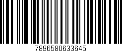 Código de barras (EAN, GTIN, SKU, ISBN): '7896580633645'