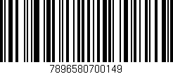 Código de barras (EAN, GTIN, SKU, ISBN): '7896580700149'