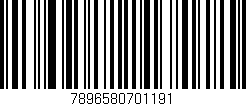 Código de barras (EAN, GTIN, SKU, ISBN): '7896580701191'