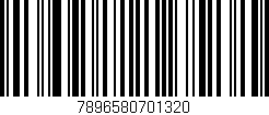 Código de barras (EAN, GTIN, SKU, ISBN): '7896580701320'
