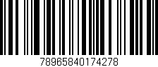 Código de barras (EAN, GTIN, SKU, ISBN): '78965840174278'