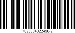 Código de barras (EAN, GTIN, SKU, ISBN): '7896584022490-2'