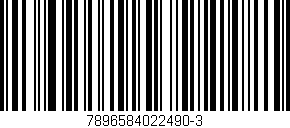 Código de barras (EAN, GTIN, SKU, ISBN): '7896584022490-3'